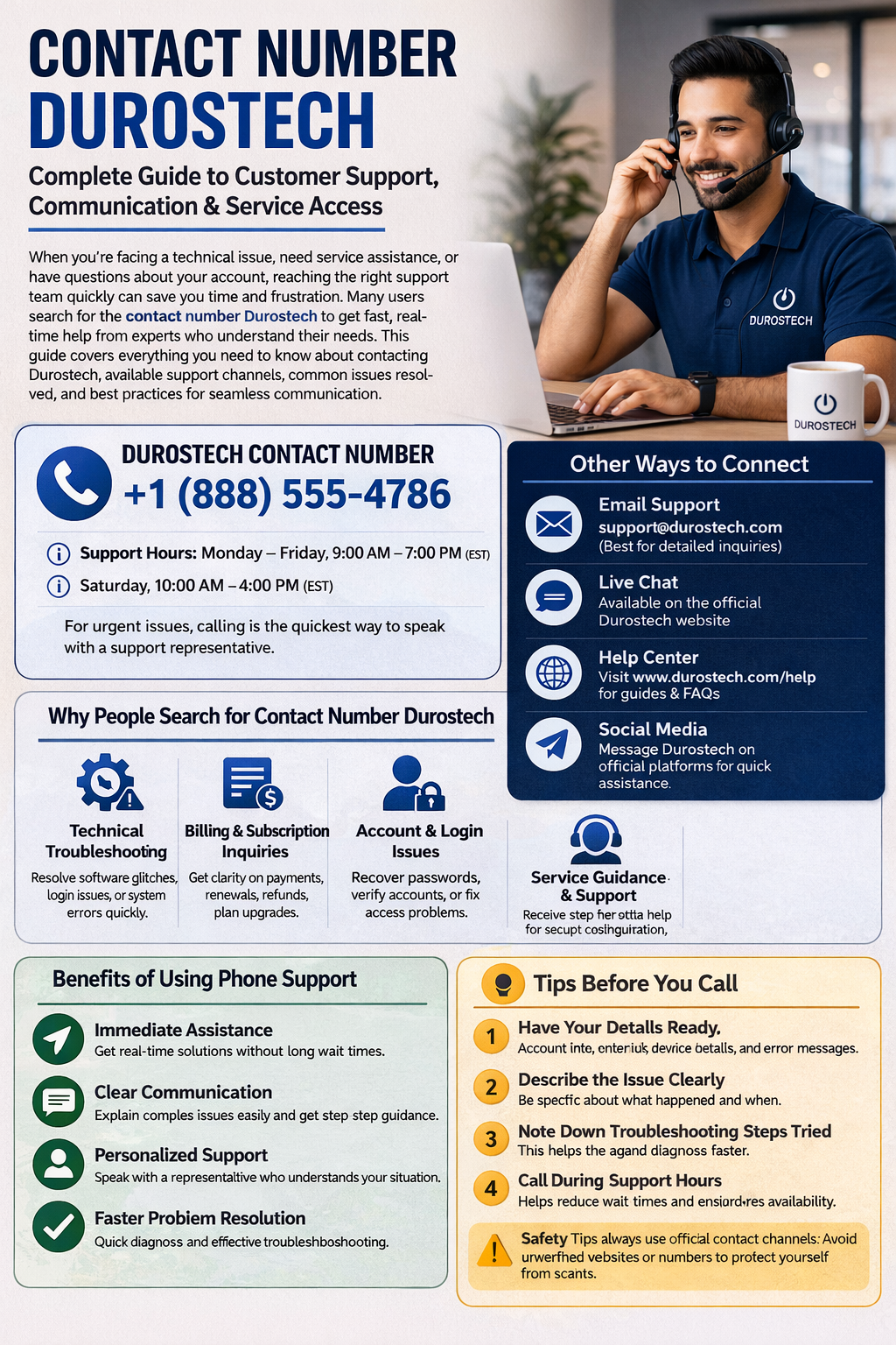 contact number durostech