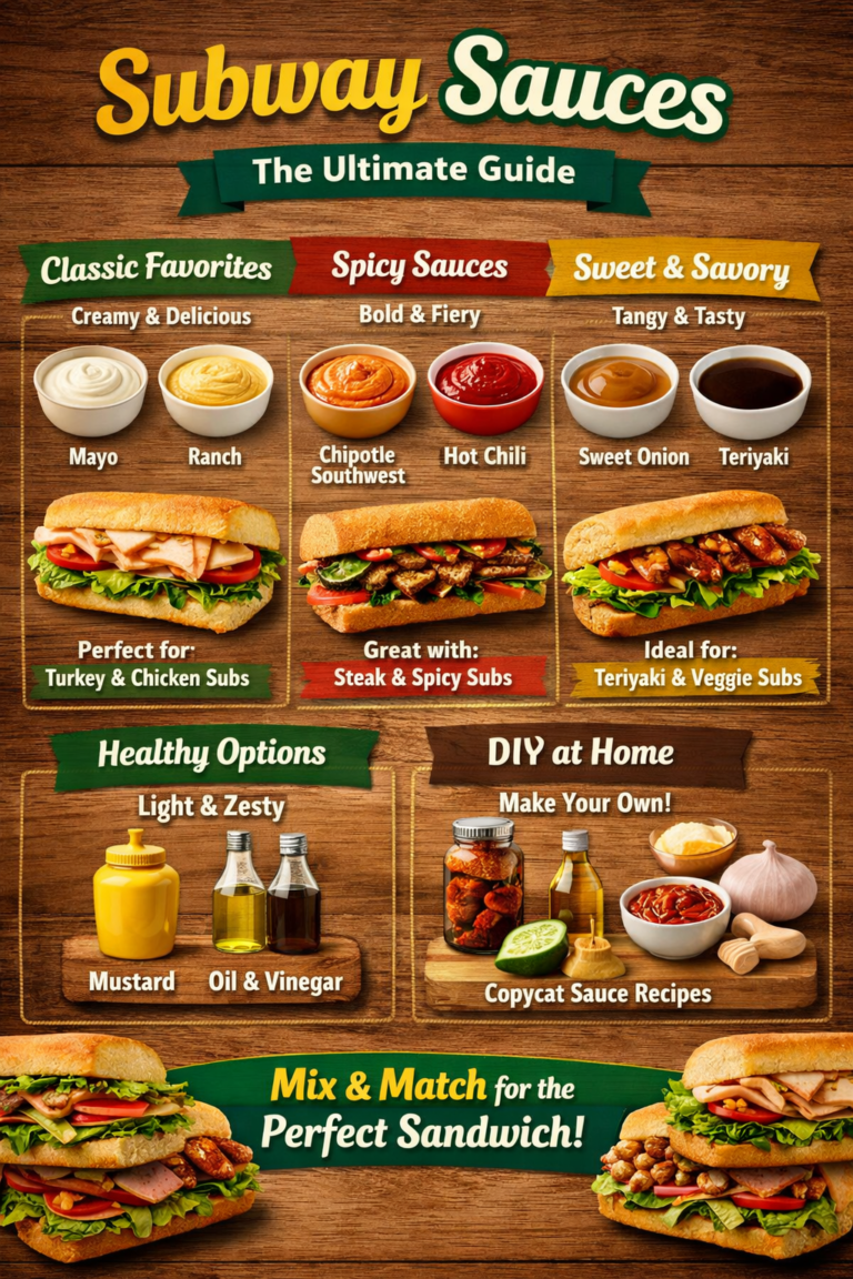 subway sauces