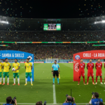 Brazil national football team vs chile national football team lineups