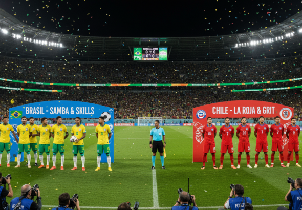 Brazil national football team vs chile national football team lineups