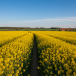 yellow flower field