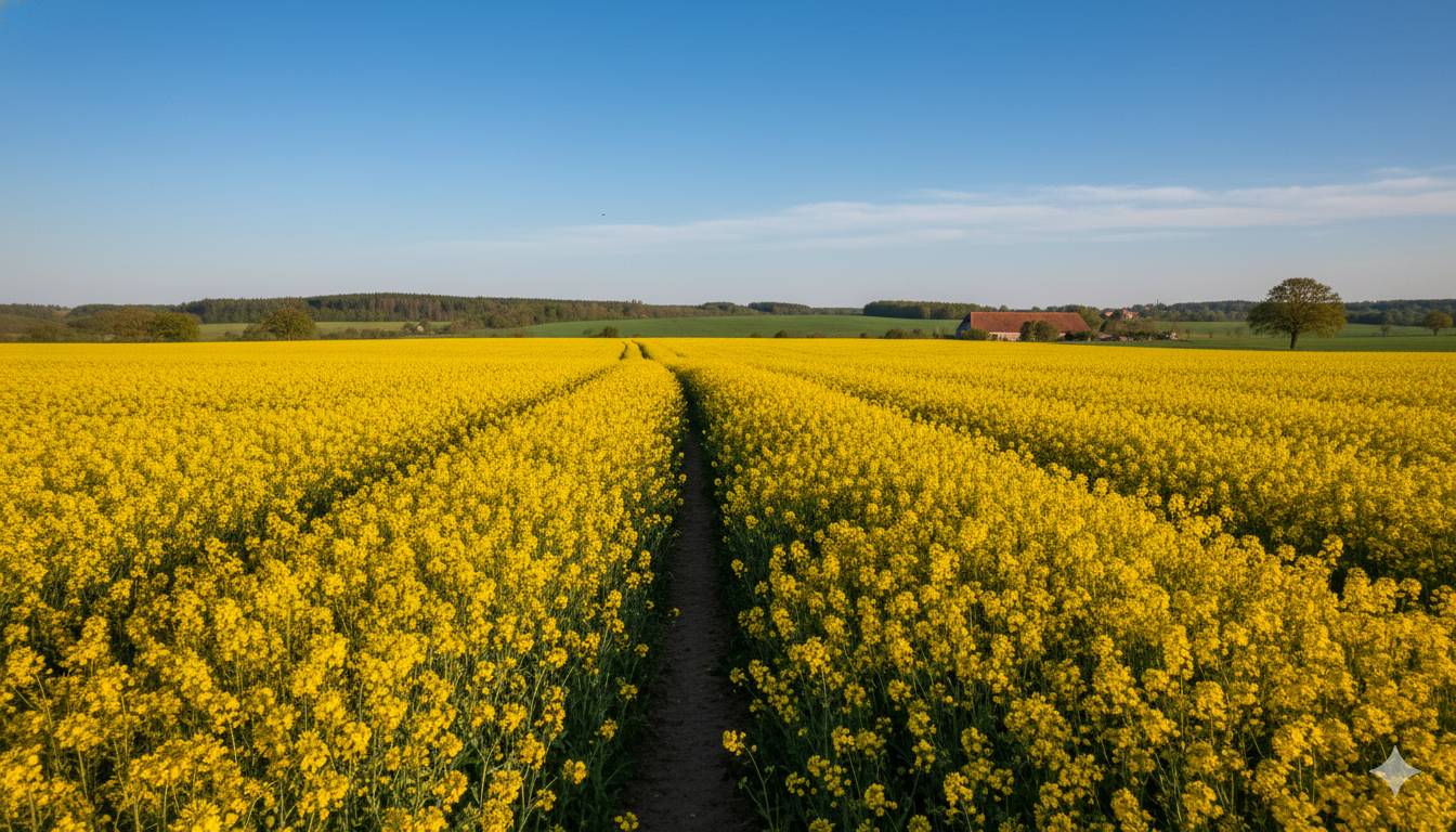 yellow flower field